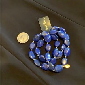 Cookie Lee stretch bracelet blue